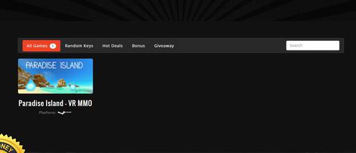 Цифровая дистрибуция - Халява от HRK Paradise Island - VR MMO